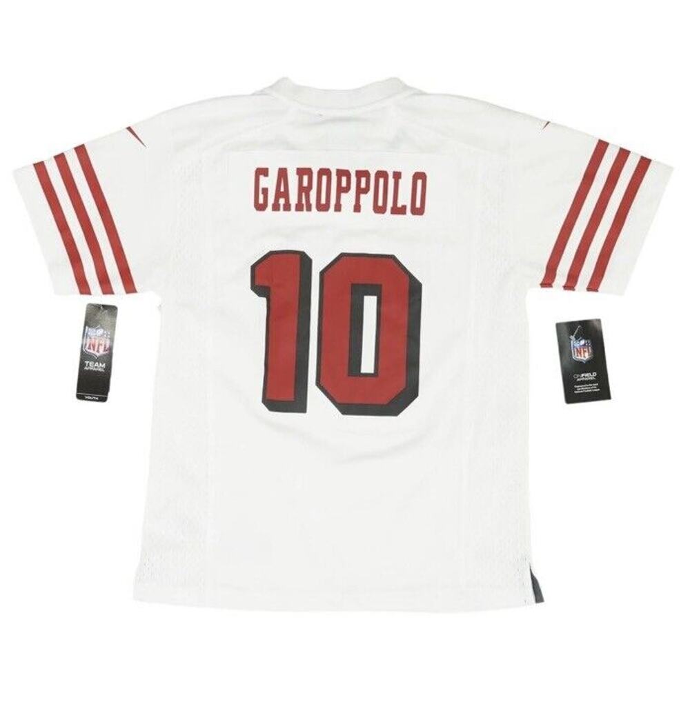 San Francisco 49ers Jimmy Garoppolo Football Jersey Medium NFL Youth